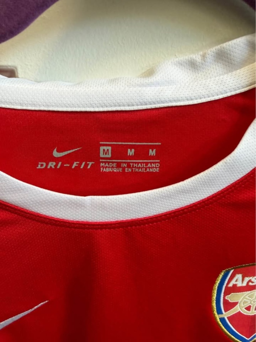 Nike Arsenal 2002/2003 Home Jersey - Size Medium